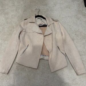 Tahari faux suede jacket